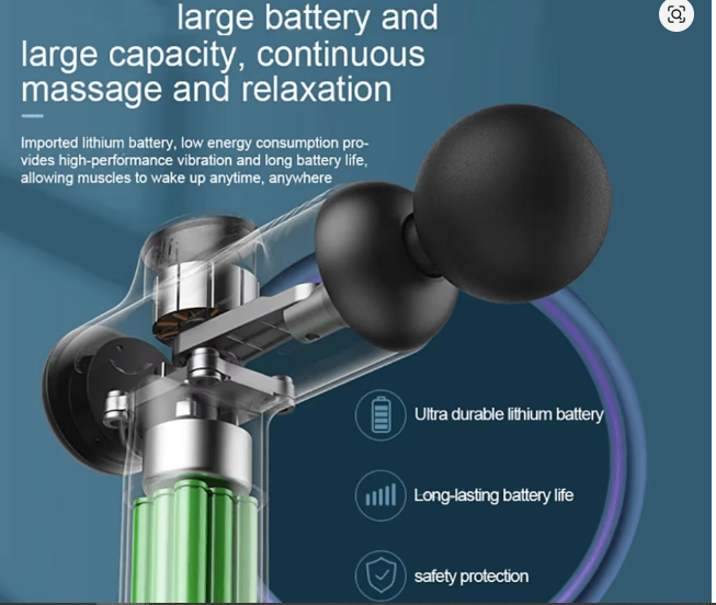 99 Level Massage Gun Fascia Deep Muscle Relax Body Neck Massager Electric Fitness Equipment Noise Reduction Male Female