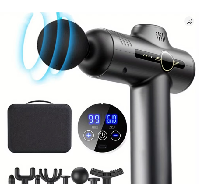 99 Level Massage Gun Fascia Deep Muscle Relax Body Neck Massager Electric Fitness Equipment Noise Reduction Male Female